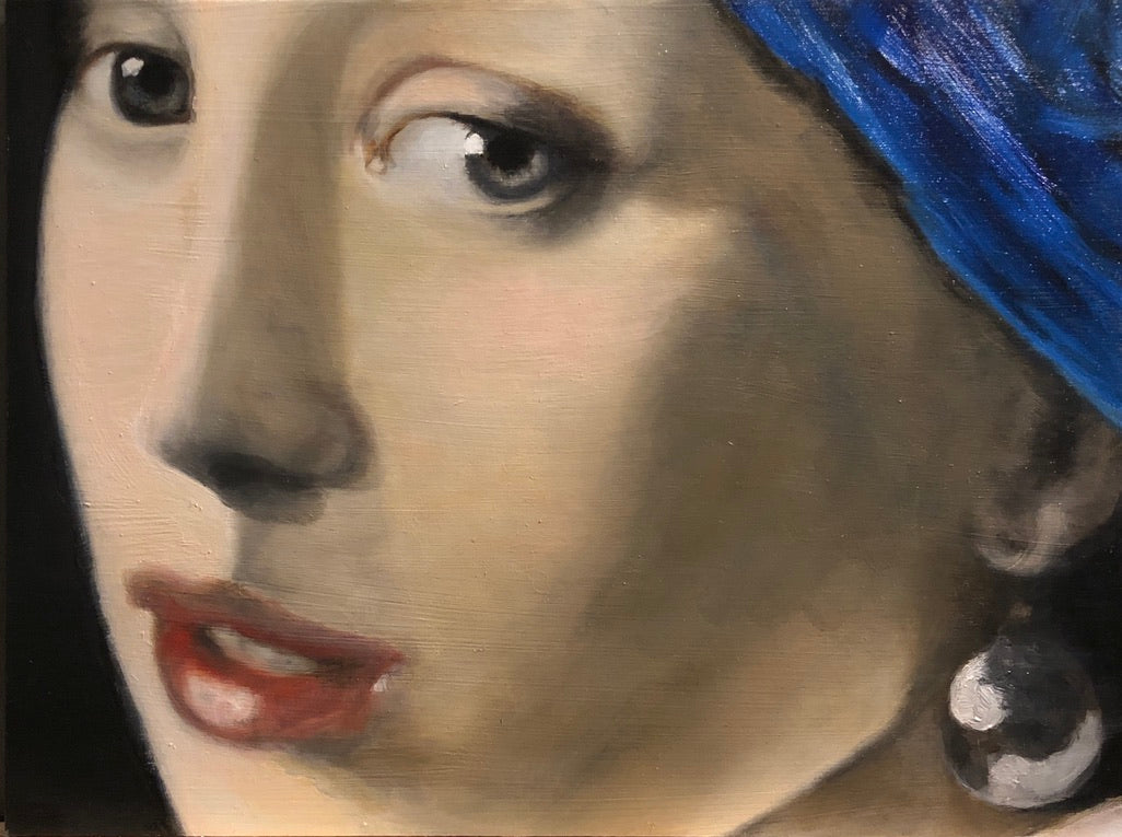 Girl with a Pearl Earring Detail