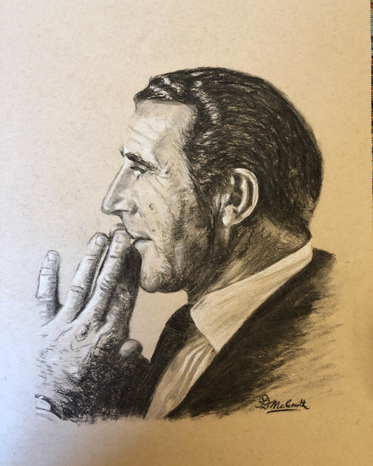 Charcoal Portrait | Original Charcoal Sketch