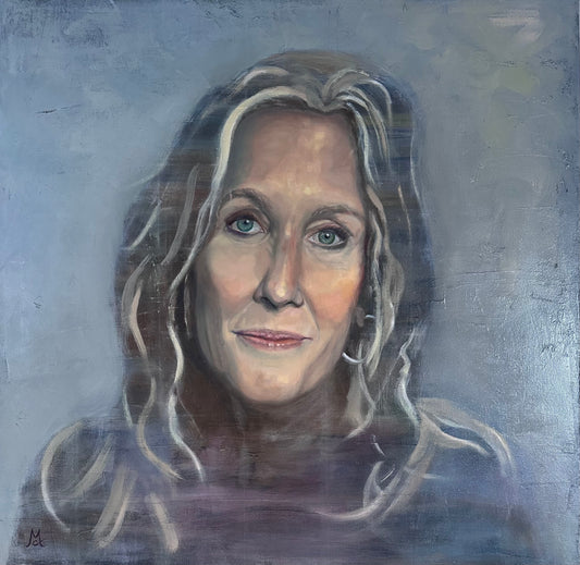 Portrait of Jo | Original Oil Painting | 70 x 70cm