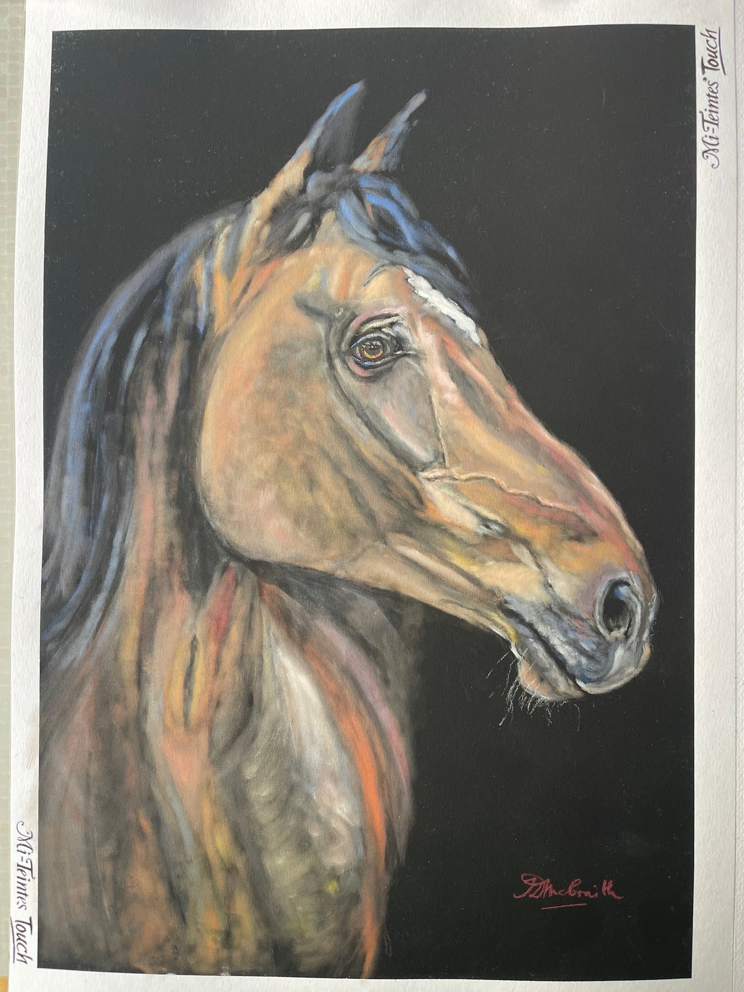 Horse #1 | Original Pastel Painting | 12 x 10 inches