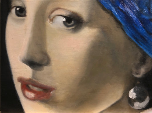 Girl with a Pearl Earring Detail